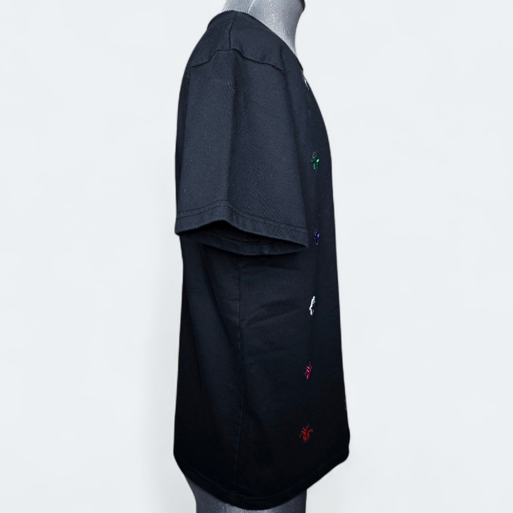 Dior | Embroidered Bee Tee | Multicolor | Sprawling Logo | Hedi Slimane | Mens - Picture 9 of 15